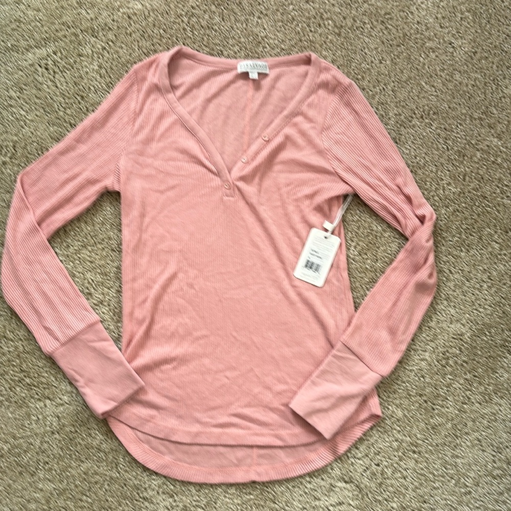 PJ salvage long sleeve sleep top